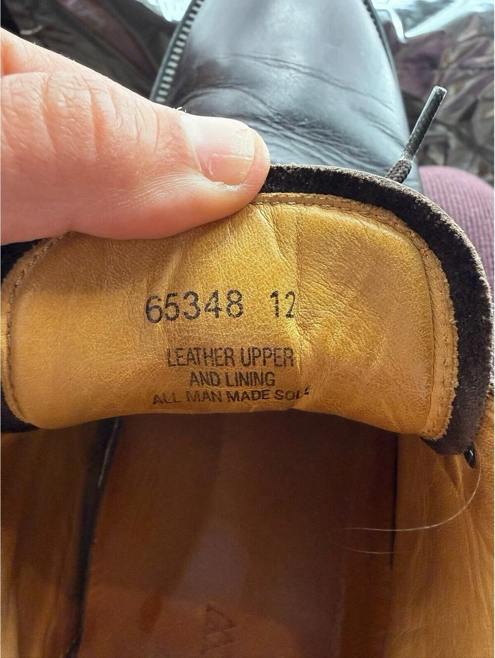 J. CREW MENS VINTAGE LEATHER FIELD BOOTS - Chestnut Brown - Size 12